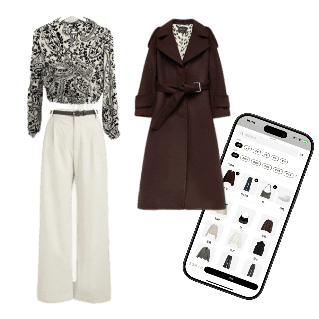AI outfit recommendation screenshot