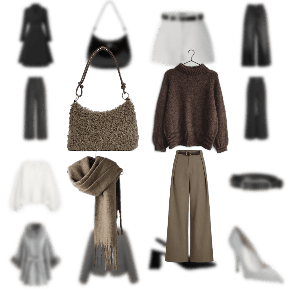 Wardrobe category UI screenshot